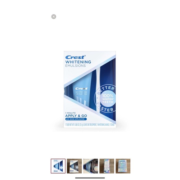 New Crest Whitening Emulsions Leave-on Teeth Whitening Gel Pen Kit, - Picture 1 of 6